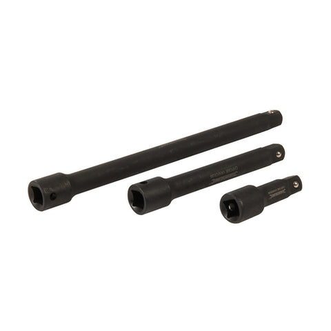 Silverline-Impact Extension Bar Set 1/2" 3pce