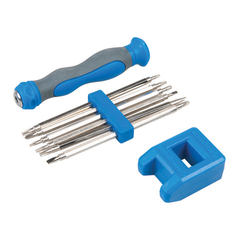 Silverline-Interchangeable Precision Screwdriver Blade Set 8pce