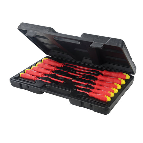 Silverline-Insulated Soft-Grip Screwdriver Set 11pce