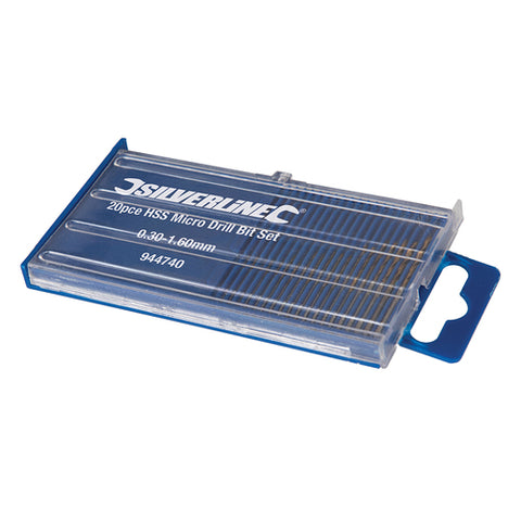 Silverline-HSS Micro Drill Bit Set 20pce