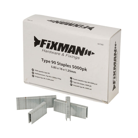 Fixman-Type 90 Staples 5000pk