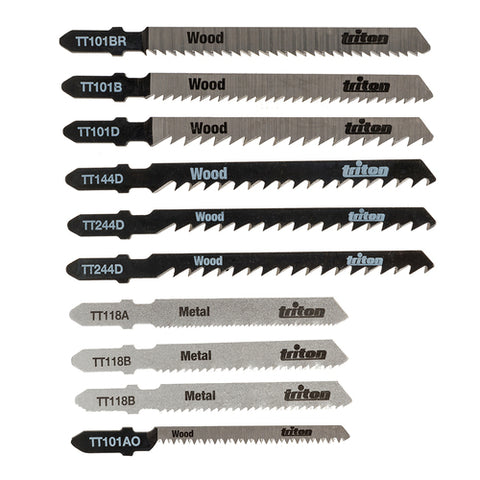 Triton-Jigsaw Blade Set 10pce