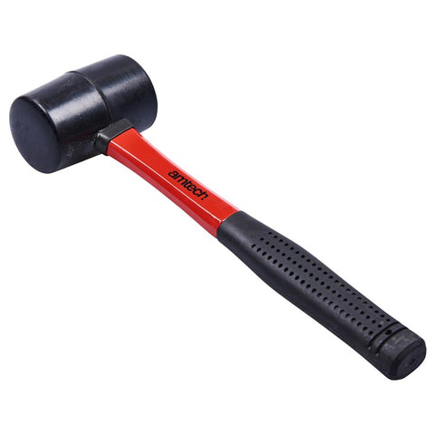AMTECH-8oz Rubber Mallet - Fibreglass Shaft
