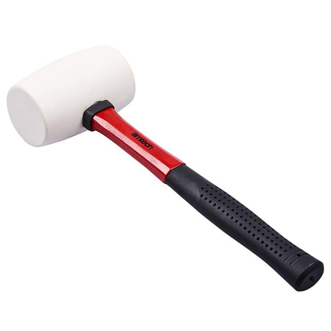 AMTECH-16oz White Rubber Mallet - Fibreglass Shaft