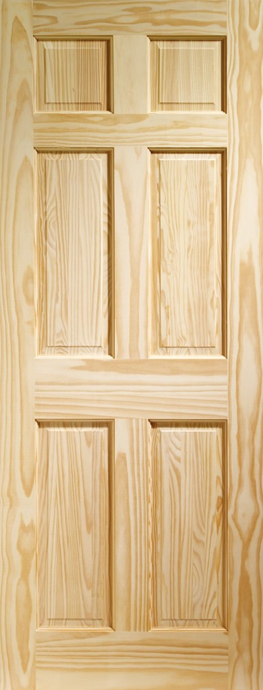 Colonial 6 Panel Internal Clear Pine Door