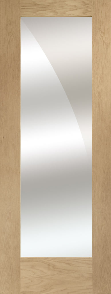 Pattern 10 Internal Oak Door with Mirror Panel-1981 x 610 x 35mm (24")
