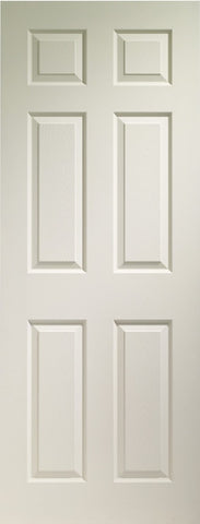 Colonist 6 Panel Internal White Moulded Door -2040 x 526 x 40mm - sidtelfers diy & timber