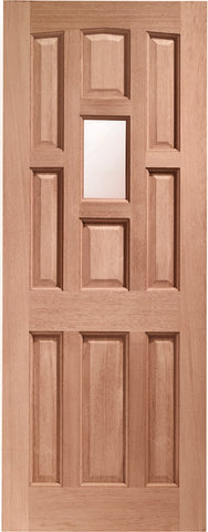 York Single Glazed External Hardwood Door (Dowelled) with Obscure Glass - sidtelfers diy & timber