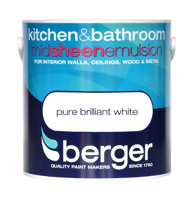 Berger-Kitchen & Bathroom Midsheen 2.5L