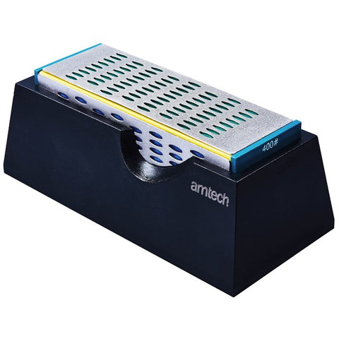 AMTECH-4 Sided Diamond Sharpening Block
