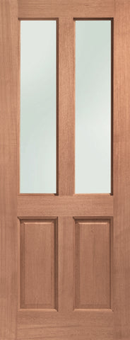 Malton Double Glazed External Hardwood Door (Dowelled) Obscure Glass - sidtelfers diy & timber