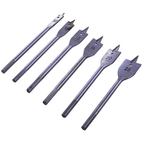 AMTECH-6pc Metric Flat Wood Bit Set