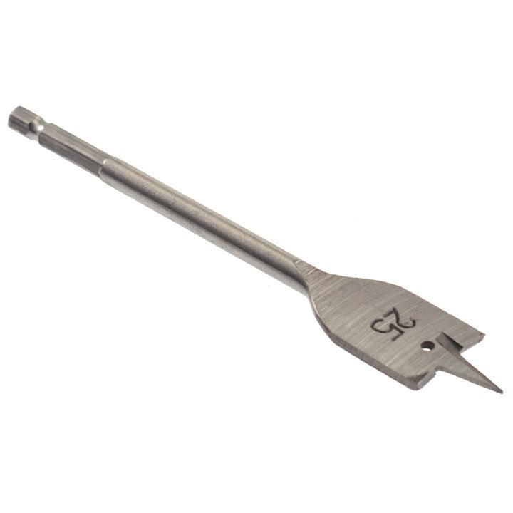 AMTECH-25mm X 152mm Quick Change Flat Wood Bit