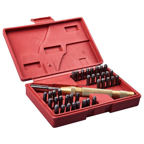 AMTECH-38pc Number & Letter Stamping Set