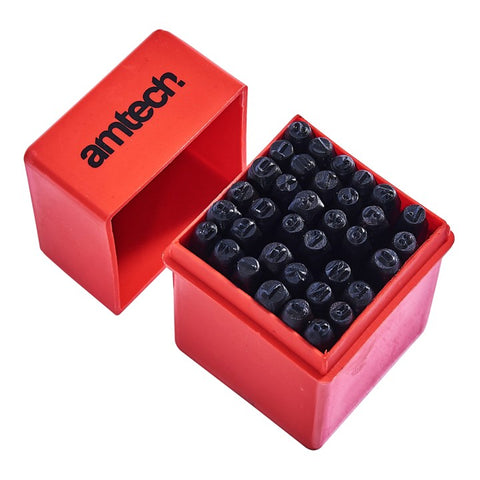AMTECH-36pc Number And Letter Punch Set