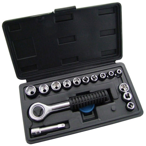 AMTECH-16pc 1/4" Drive Socket Set