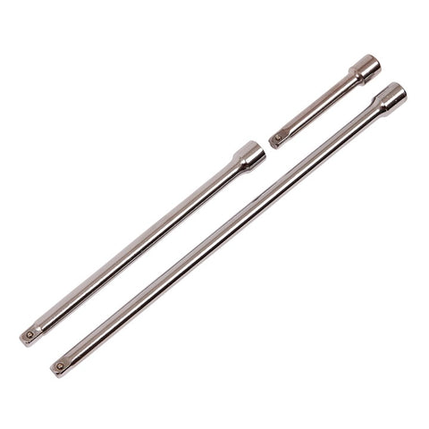 AMTECH-3pc 1/4'' Short Extension Bar  Set