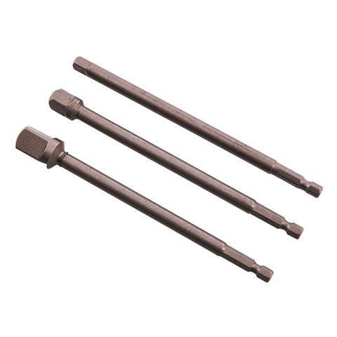 AMTECH-3pc 150mm 1/4"  Hex Extension Adapter Set