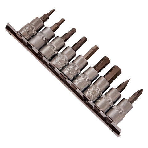 AMTECH-10pc 3/8" Drive Hex Bit Socket Set