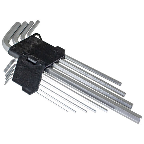 AMTECH-9pc Extra Long Metric Hex Key Set