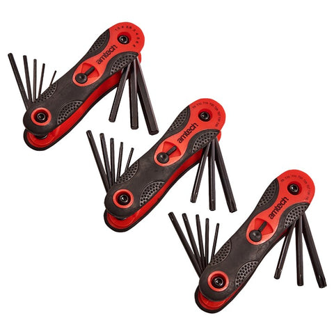 AMTECH-3pc Folding Key Set