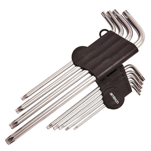 AMTECH-9pc Extra Long Offset Torx Key Set