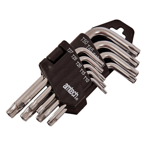 AMTECH-9pc L Type Torx Key