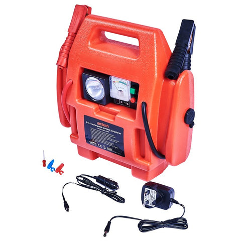 AMTECH-3-In-1 Rechargeable Portable Jumpstarter