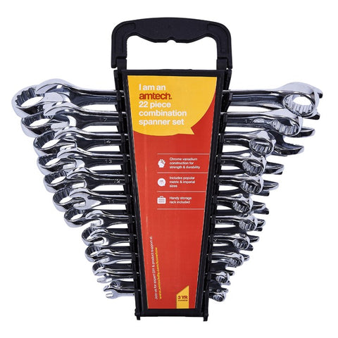AMTECH-22pc Combination Spanner Set