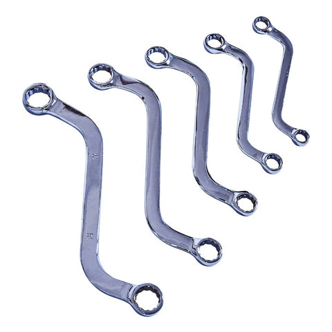 AMTECH-5pc S-Shape Spanner Set