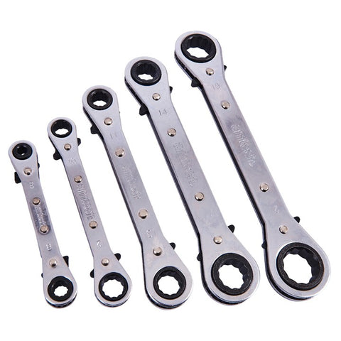 AMTECH-5pc Ring Ratchet Spanner Set