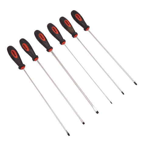 AMTECH-6pc Long Reach Screwdriver Set