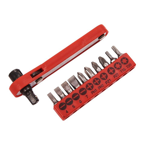 AMTECH-11pc Offset Ratchet Screwdriver
