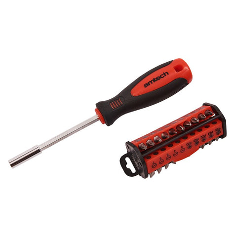 AMTECH-31pc Screwdriver And Bit Set