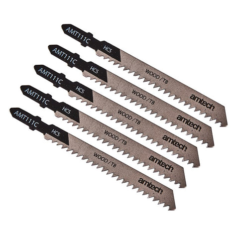 AMTECH-5pc Wood Jigsaw Blade Set (AMT111C)