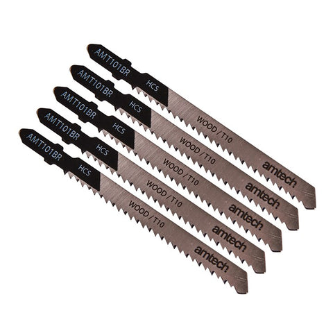 AMTECH-5pc Reverse Cut Wood Jigsaw Blade Set (AMT101BR)