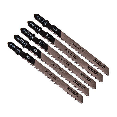 AMTECH-5pc Wood Jigsaw Blade Set (AMT101B)