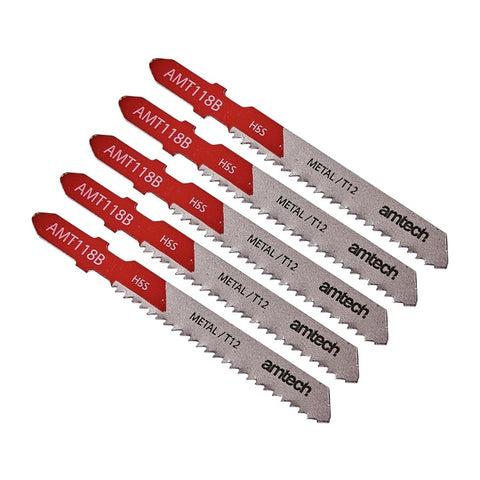 AMTECH-5pc Metal Jigsaw Blade Set (AMT118B)