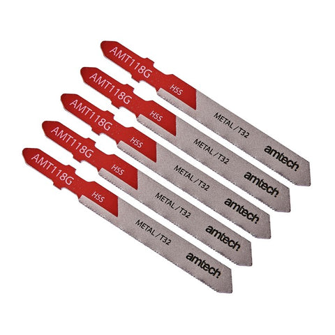 AMTECH-5pc Metal Jigsaw Blade Set (AMT118G )
