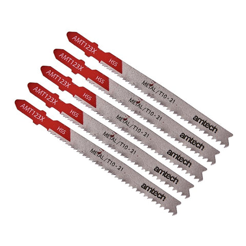 AMTECH-5pc Metal Jigsaw Blade Set (AMT123X)