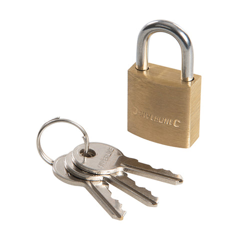 Silverline-Brass Padlock