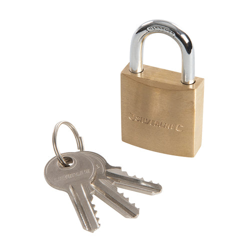 Silverline-Brass Padlock