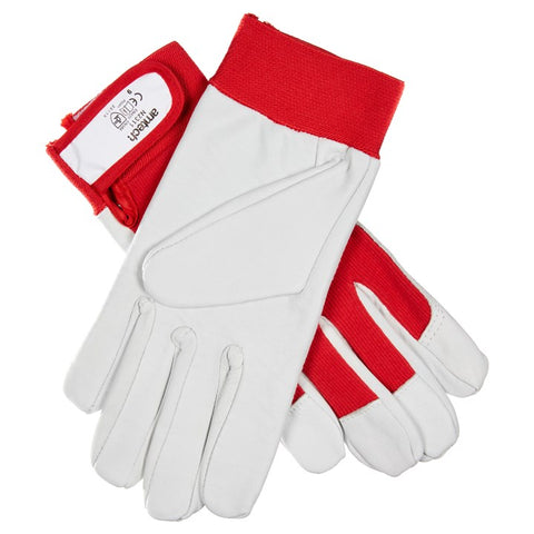 AMTECH-Fine Leather Palm Gloves L (Size:9)
