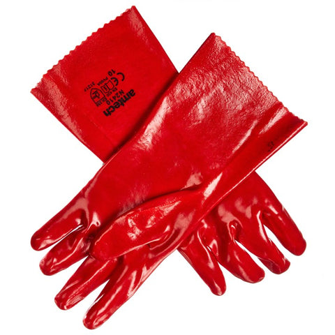 AMTECH-PVC Gauntlet Glove XL (Size:10)
