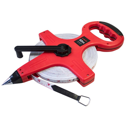 AMTECH-50m Open Reel Surveyors Tape