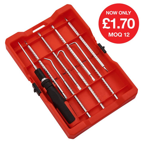 AMTECH-9pc Telescopic Hook Pick And Screwdriver Set