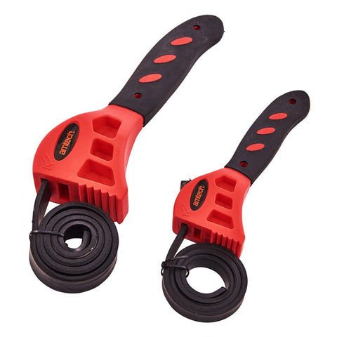 AMTECH-2pc Strap Wrench Set