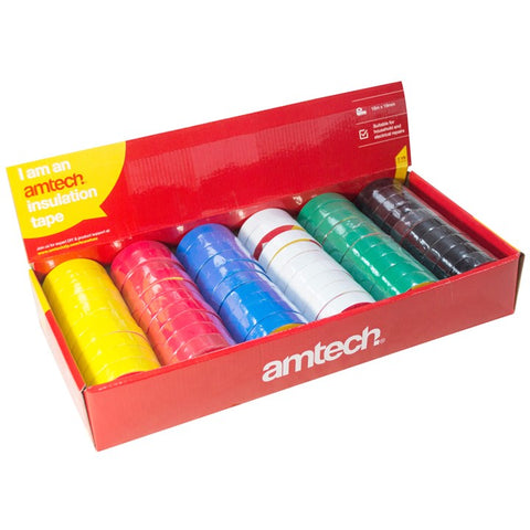 AMTECH-60pc Insulation Tape - Assorted Colours