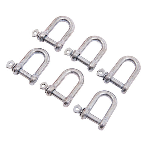 AMTECH-6pc 8mm D-Shackles