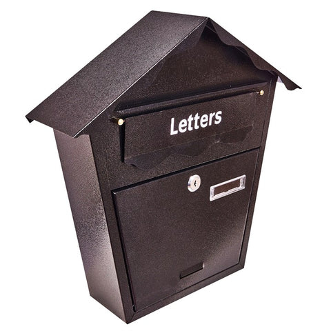 AMTECH-Post Box - Black
